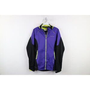 Pearl Izumi Elite Womens Large Distressed Fleece Lined Bicycle Cycling Jacket